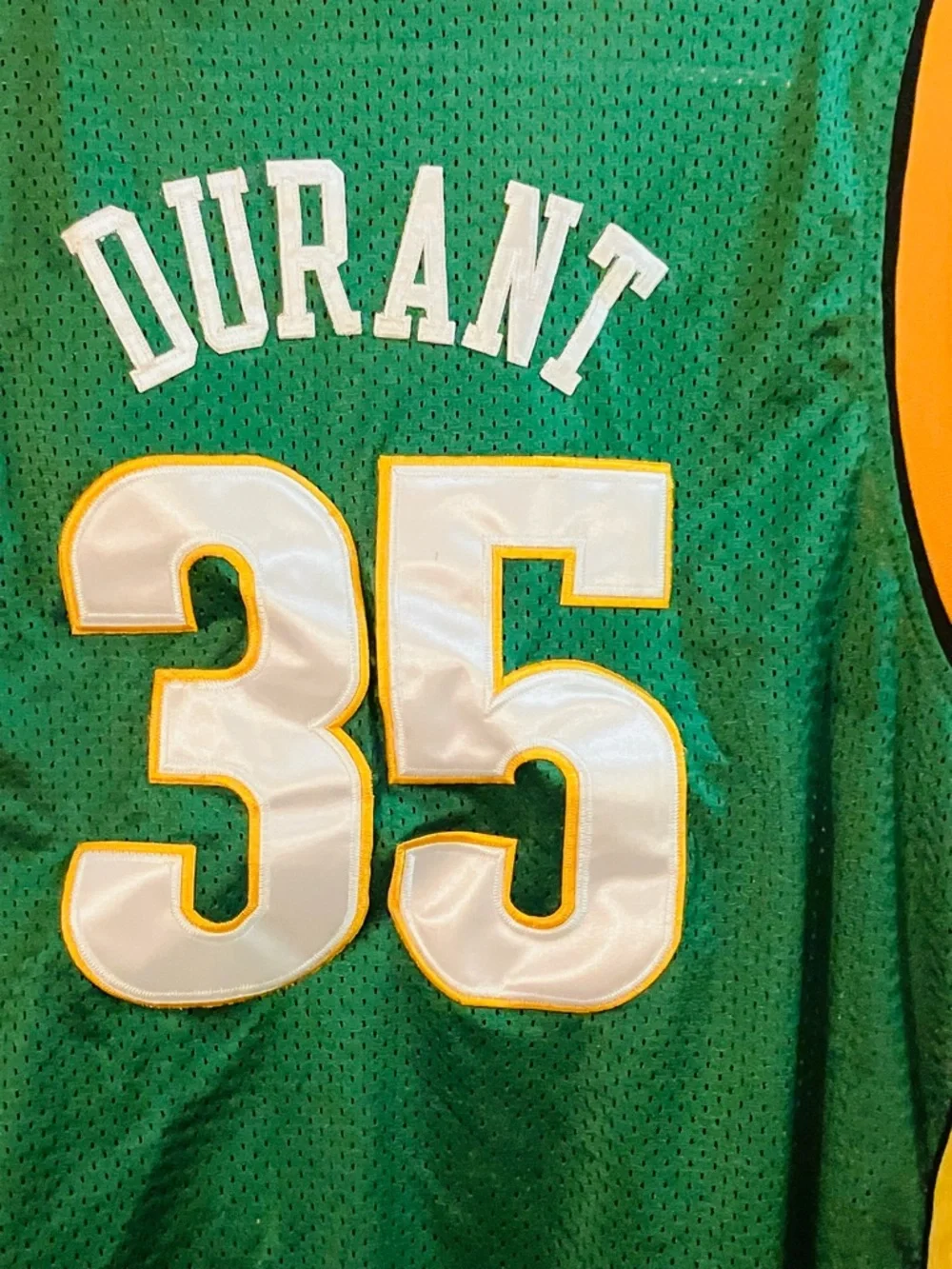 Adidas NBA Kevin Durant #35 Seattle Super Sonics Rookie Jersey Men’s XL Read - Picture 10 of 10